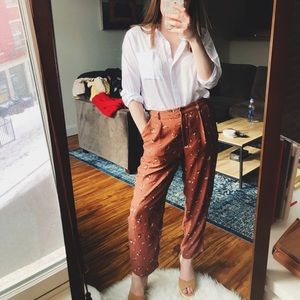 böhme | flowers in dust highwaist pants